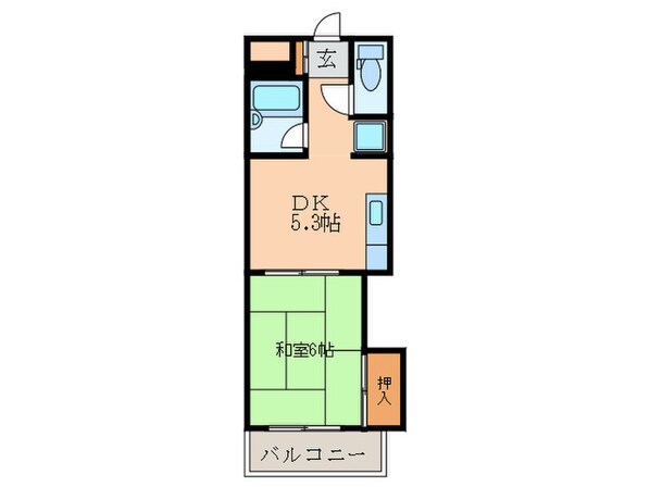 青柳２１の物件間取画像